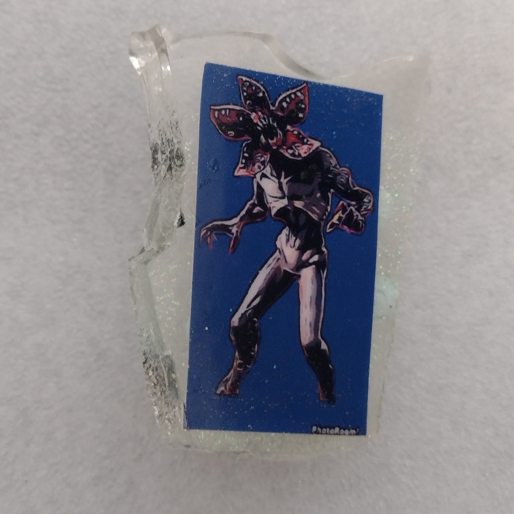 STRANGER THINGS DEMOGORGON HANDMADE PIN